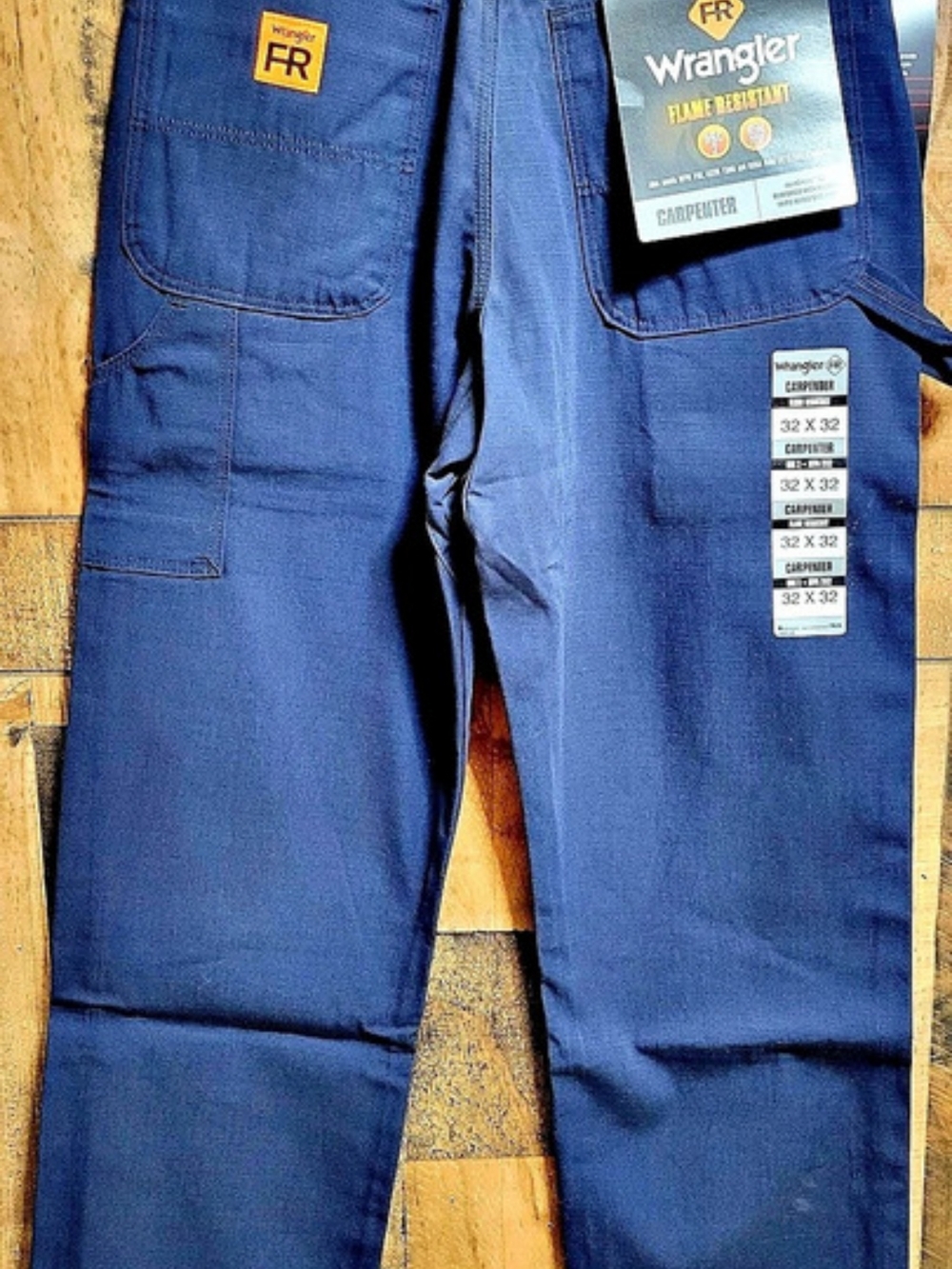 Wrangler Carpenter Flame Resistant Pants Blue
